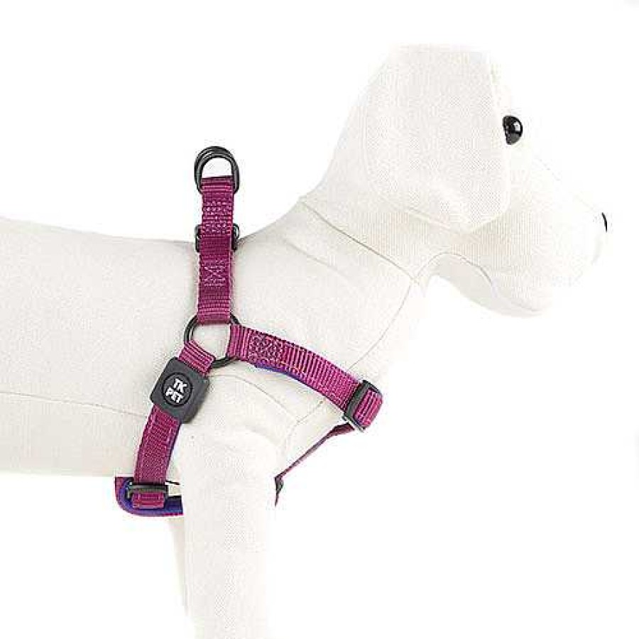 Perros TK-Pet Collares Y Arneses | Tk-Pet Neo Classic Arn S De Nylon Morado Para Perros