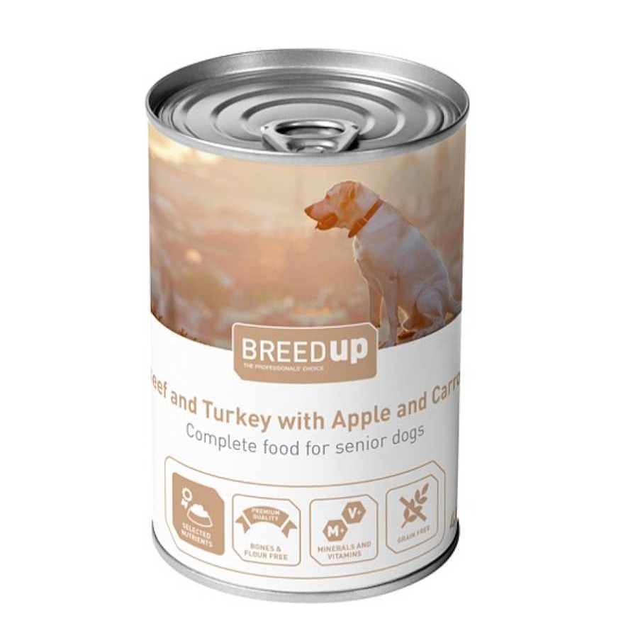 Perros Breed Up | Breed Up S Nior Ternera Y Pavo Con Manzana Y Zanahoria Para Perros