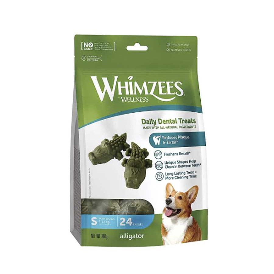 Perros Whimzees Dentales | Whimzees Snacks Dentales Cocodrilo Para Perros De Razas Peque As