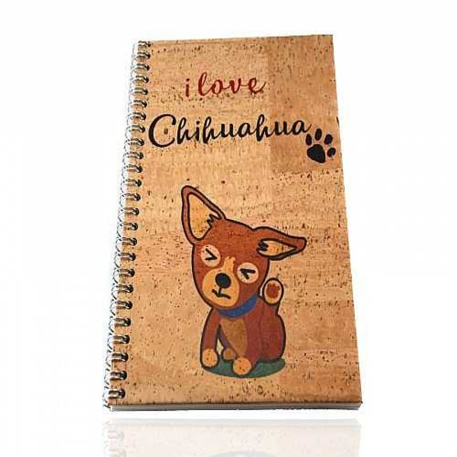 Otros Animales Corcho Por Naturaleza Papeler A | Libreta De Corcho "Chihuahua"