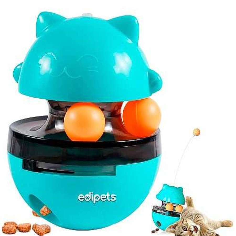 Gatos Edipets Inteligencia E Interactivos | Edipets Juguete Interactivo Azul Para Gatos