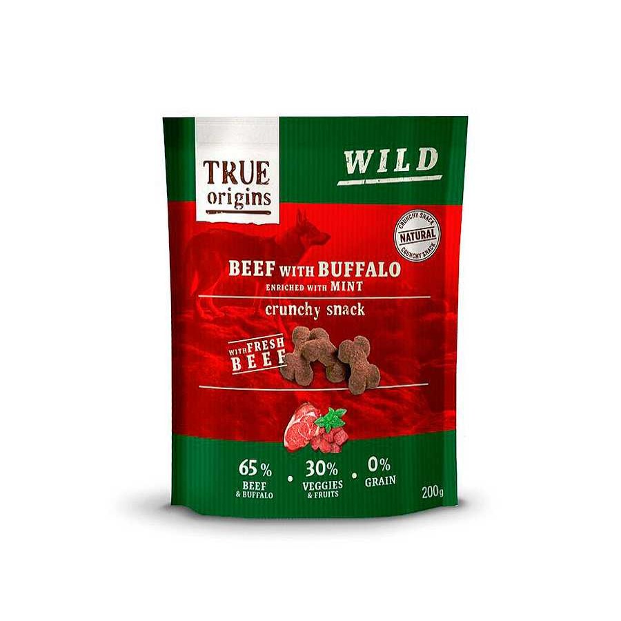 Perros True Origins Premios Y Galletas | True Origins Wild Galletas Ternera Con Bufalo Y Menta Para Perros