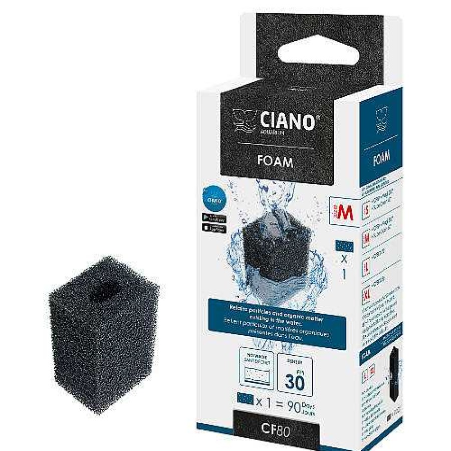 Otros Animales Ciano Filtros | Ciano M Cf80 Esponja De Recambio Para Acuarios