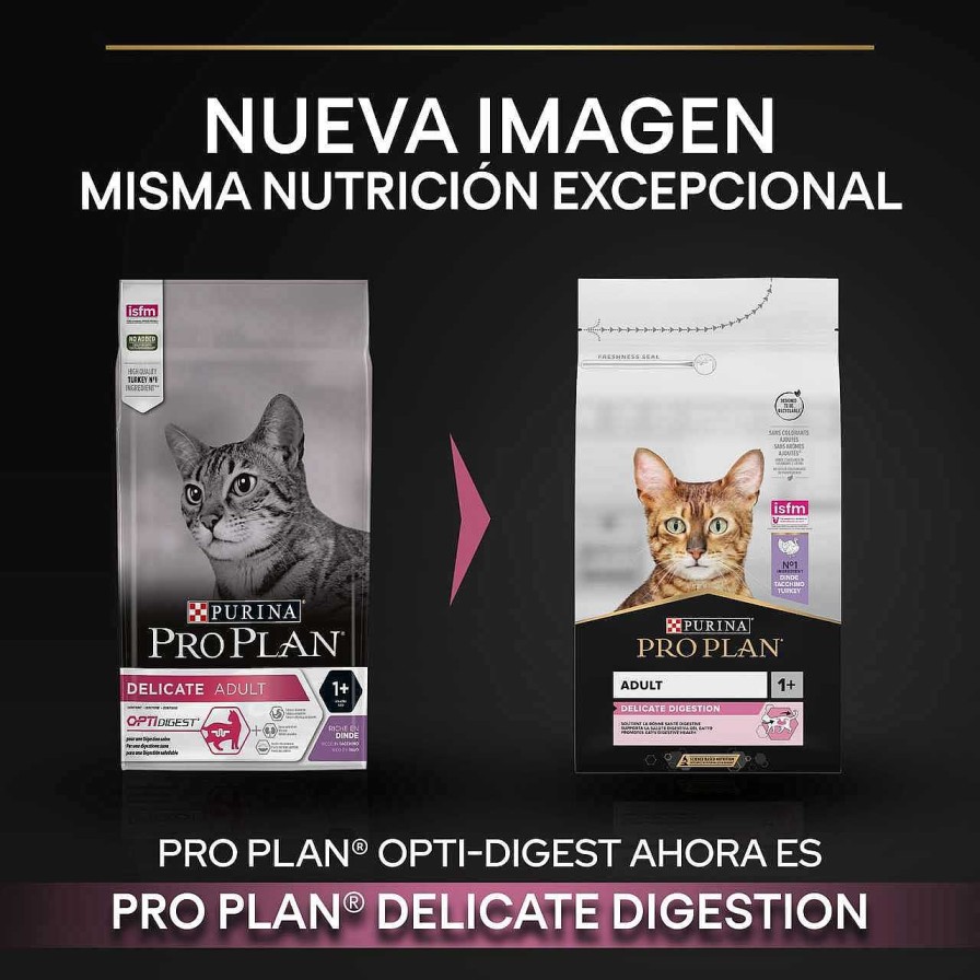 Gatos Pro Plan | Pro Plan Adult Delicate Digestion Adult Pavo Pienso Para Gatos