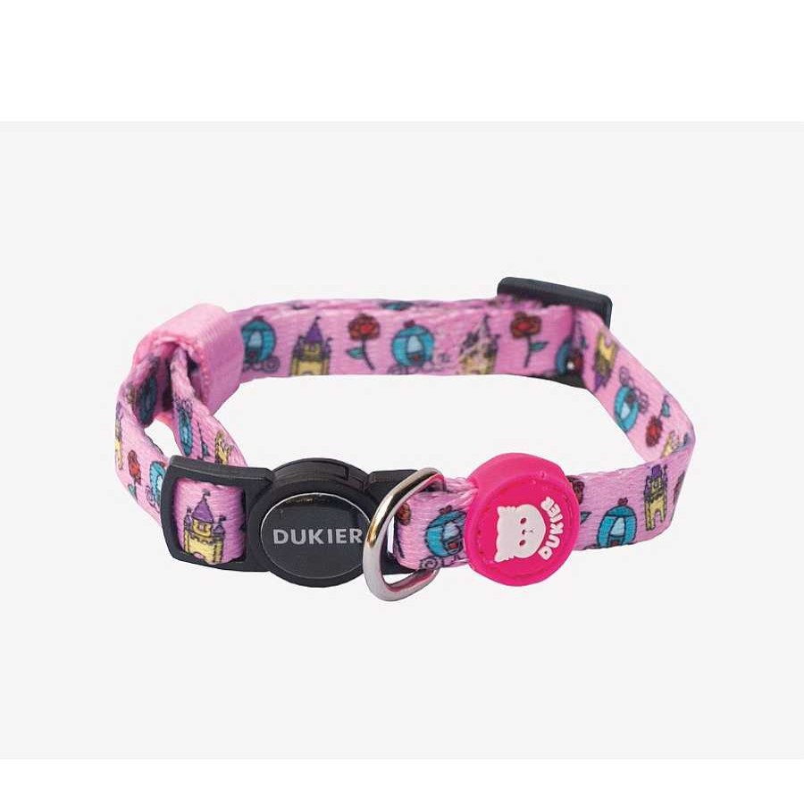 Gatos Dukier Accesorios De Paseo | Dukier Collar Estampado Princesas Para Gatos