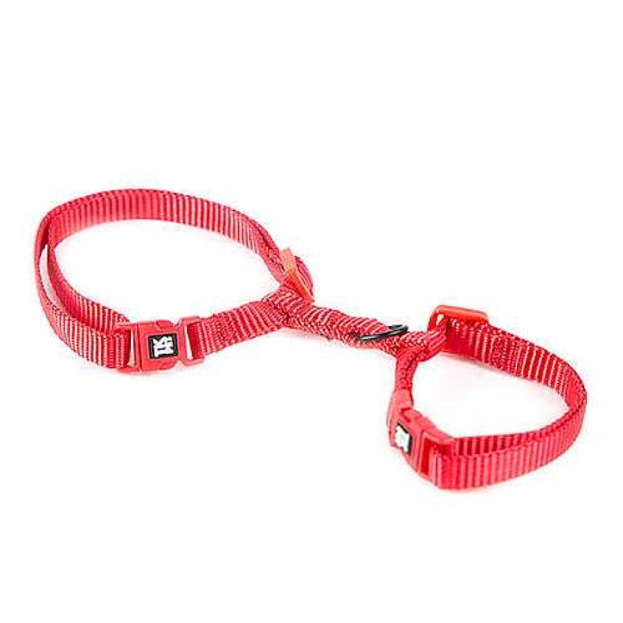 Gatos TK-Pet Accesorios De Paseo | Tk-Pet Classic Arn S Ajustable De Nylon Rojo Para Gatos