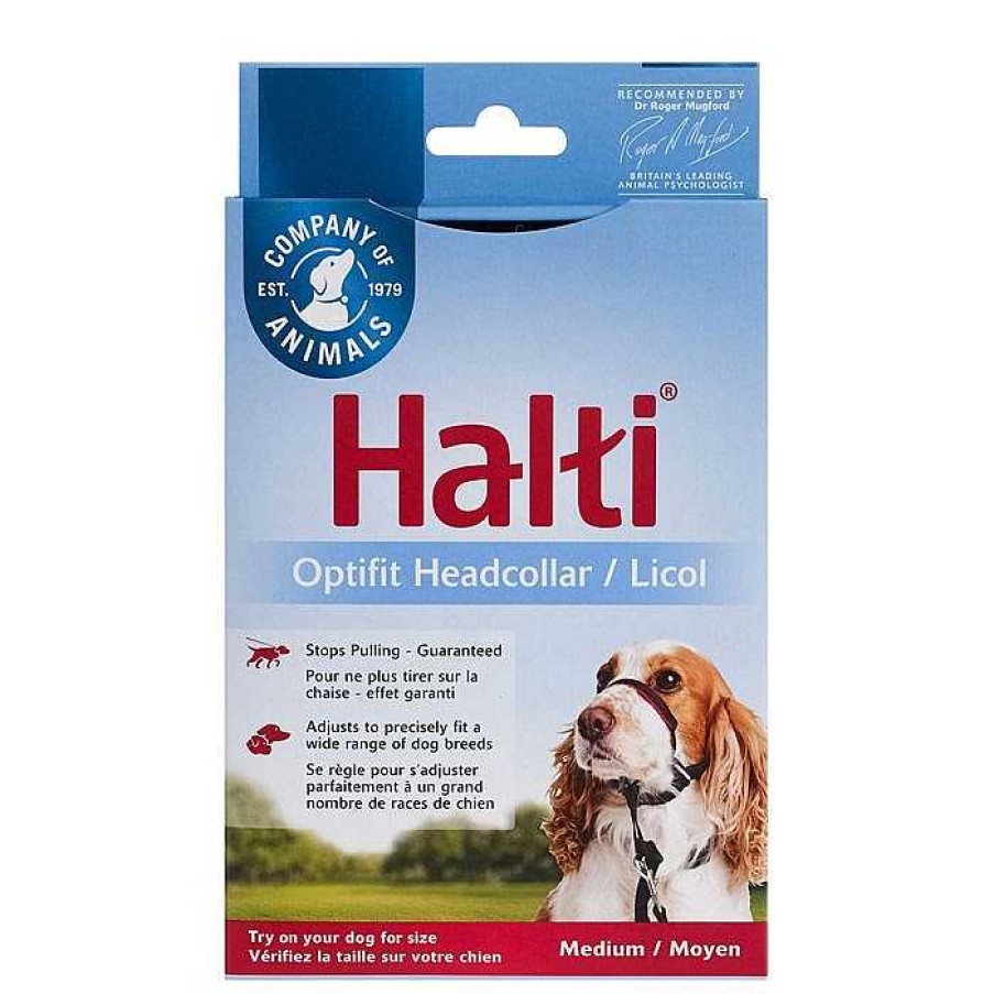 Perros COA Bozales | Coa Halti Optifit Bozal Acolchado Anti Tirones Para Perros