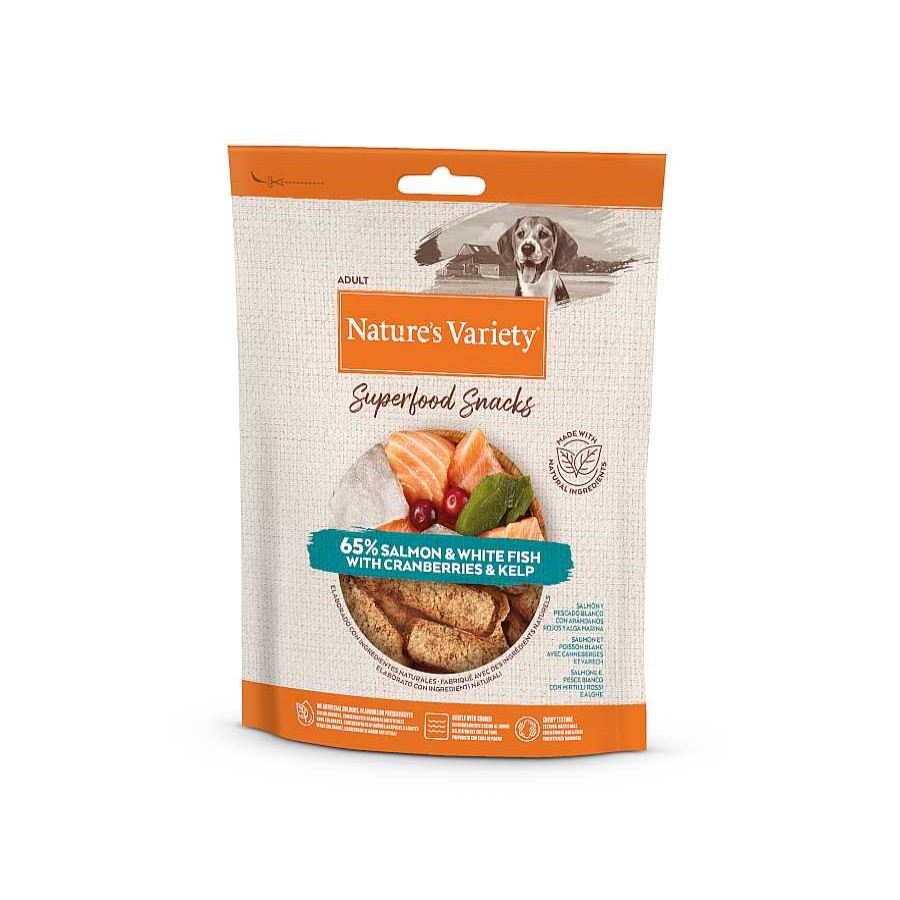 Perros Nature's Variety Premios Y Galletas | Nature'S Variety Barritas Salm N Snacks Superfood Para Perros