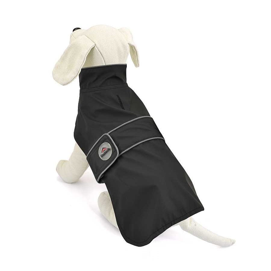 Perros Outech Ropa Para Perros | Outech Apolo Chubasquero Negro Para Perros