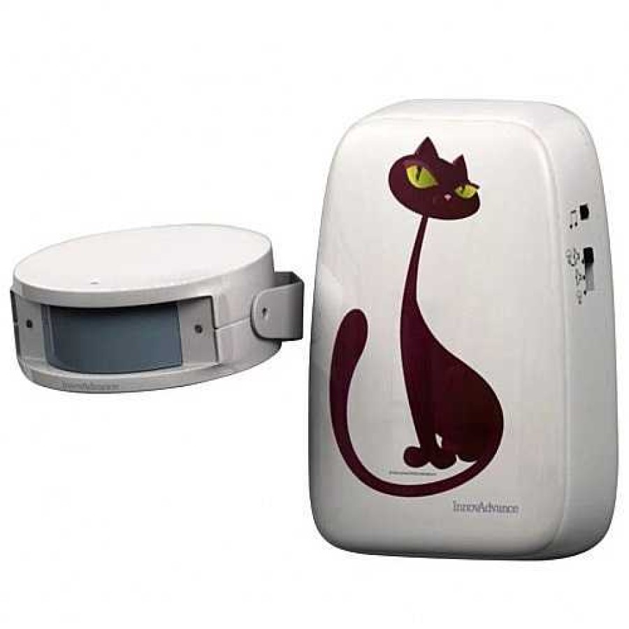 Gatos Innovadvance Puertas Para Gatos | Timbre Con Sensor Para Gatos Color Blanco