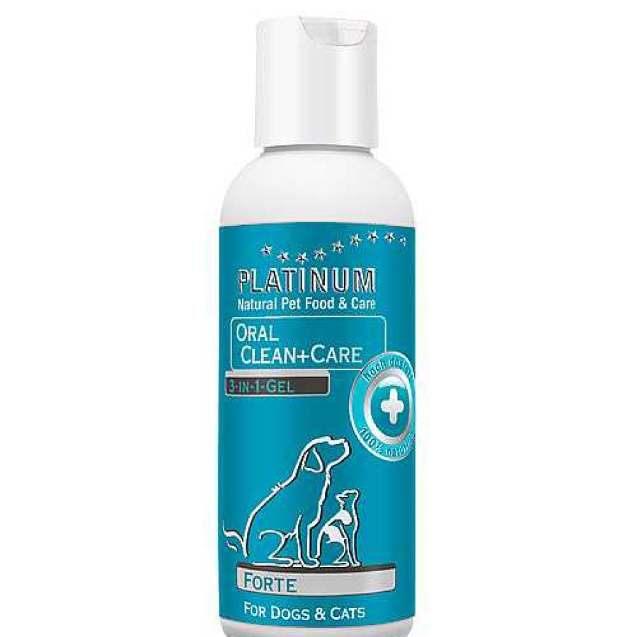 Perros Platinum Salud Dental | Platinum Forte Oral Clean + Care Gel Antisarro Para Mascotas