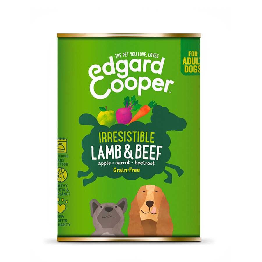 Perros Edgard & Cooper | Edgard & Cooper Adult Grain Free Cordero Y Ternera Lata Para Perros