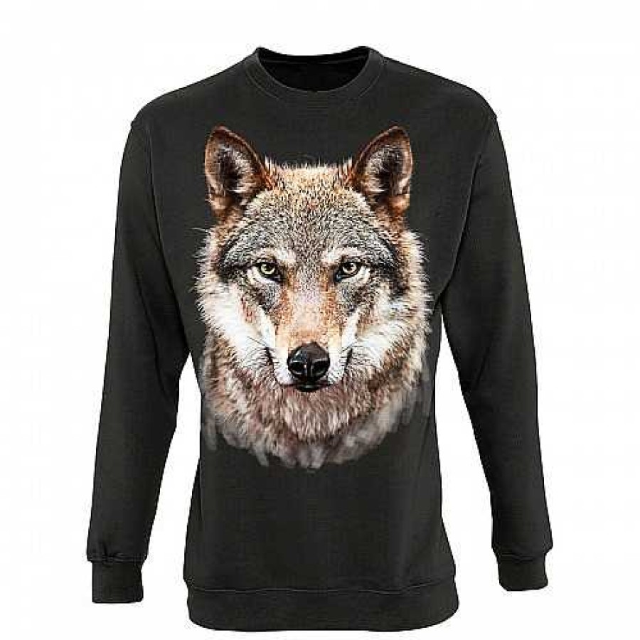 Otros Animales Ralf Nature Moda Y Complementos | Sudadera Lobo Color Gris