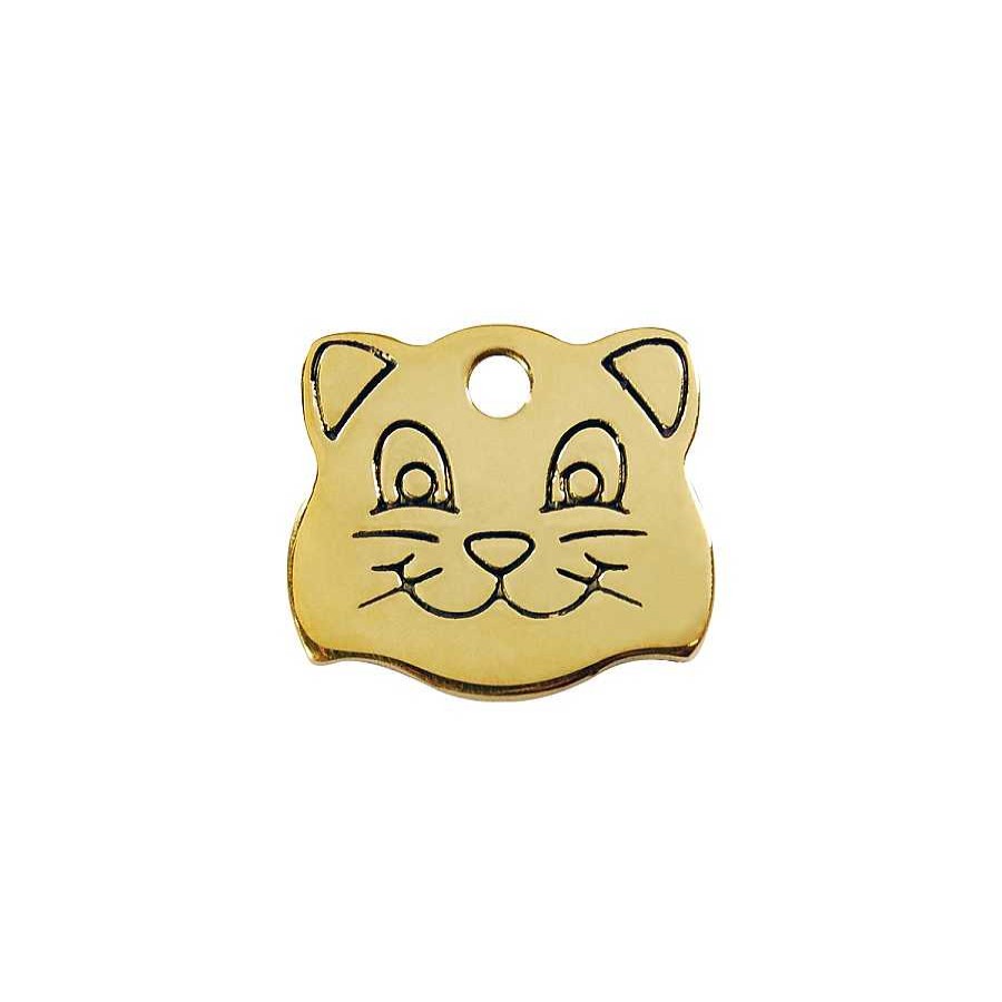 Gatos Red Dingo Accesorios De Paseo | Red Dingo Placa Identificativa Lat N Gato Cara Para Gatos