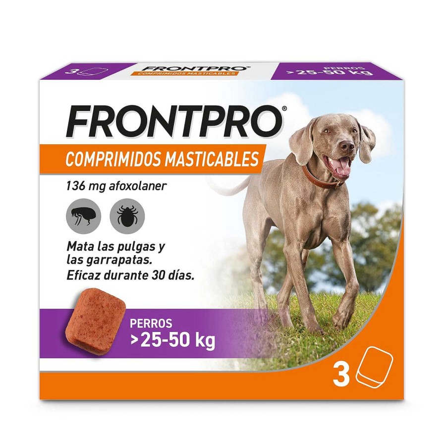 Perros Frontpro Accesorios Antiparasitarios | Frontpro Comprimidos Masticables Antiparasitario Para Perros