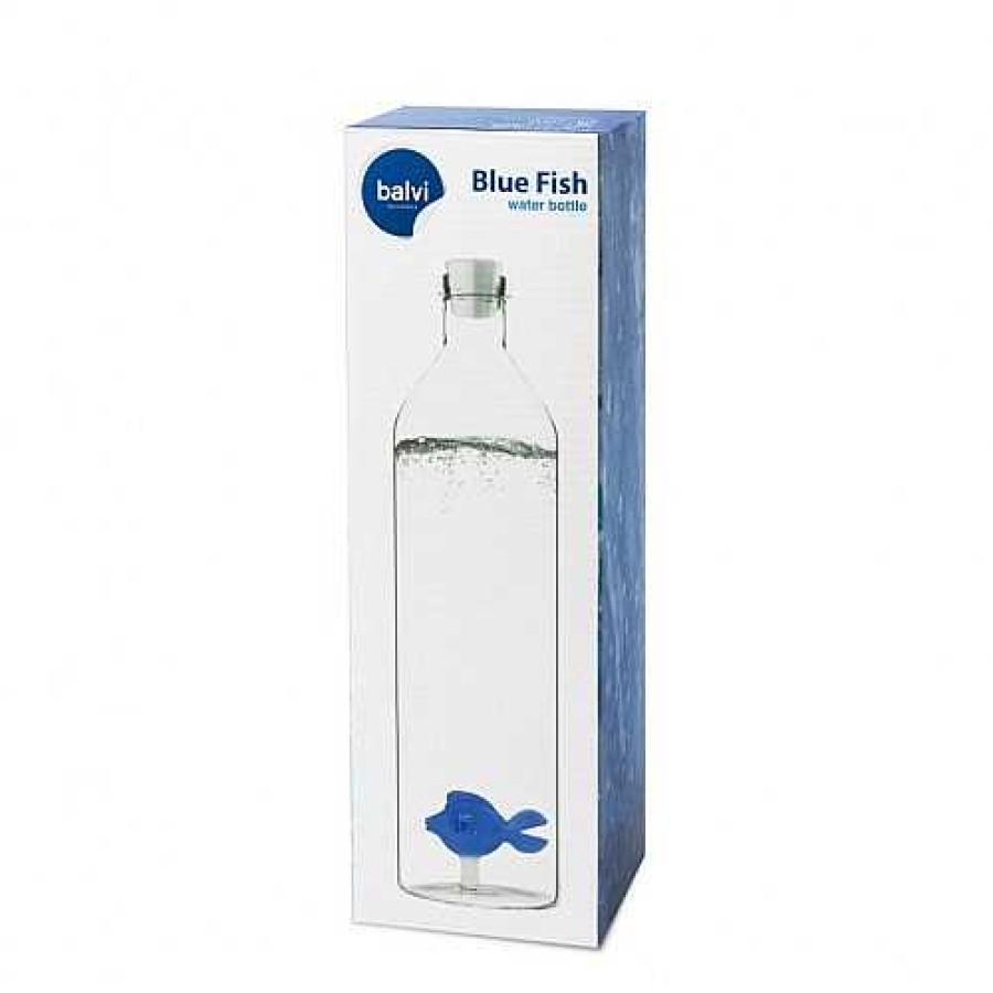 Otros Animales Balvi Menaje Hogar | Botella Blue Fish Para Agua Color Transparente