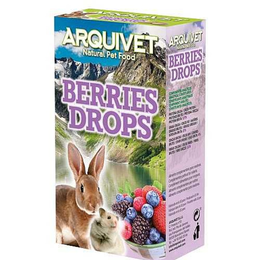 Otros Animales Arquivet Snacks | Premios Drops Para Roedores Sabor Frutas Del Bosque