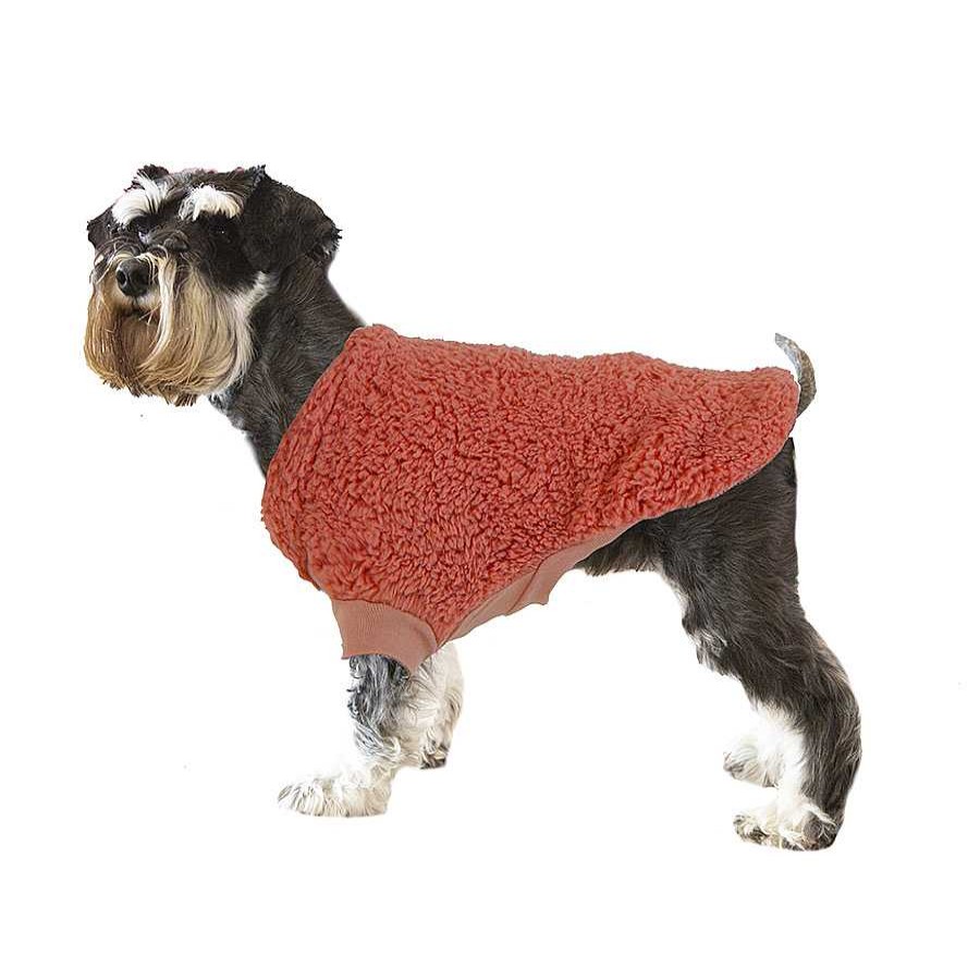 Perros Outech Ropa Para Perros | Outech Borreguillo Sudadera Caqui Para Perros