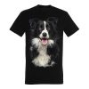 Otros Animales Ralf Nature Moda Y Complementos | Camiseta Unisex Negra Con Estampado Border Collie