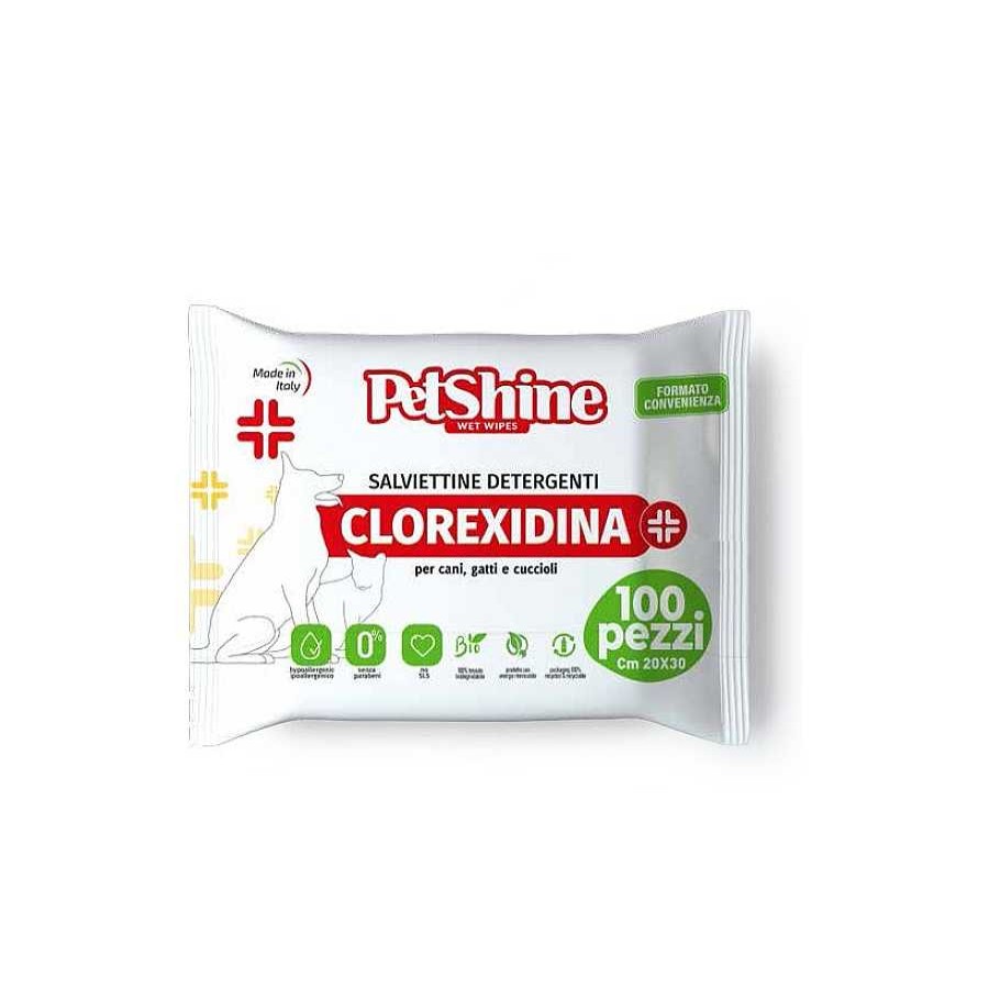 Perros Petshine Higiene Para Perros | Petshine Toallitas H Medas Con Clorhexidina Para Perros Y Gatos Pack Econ Mico