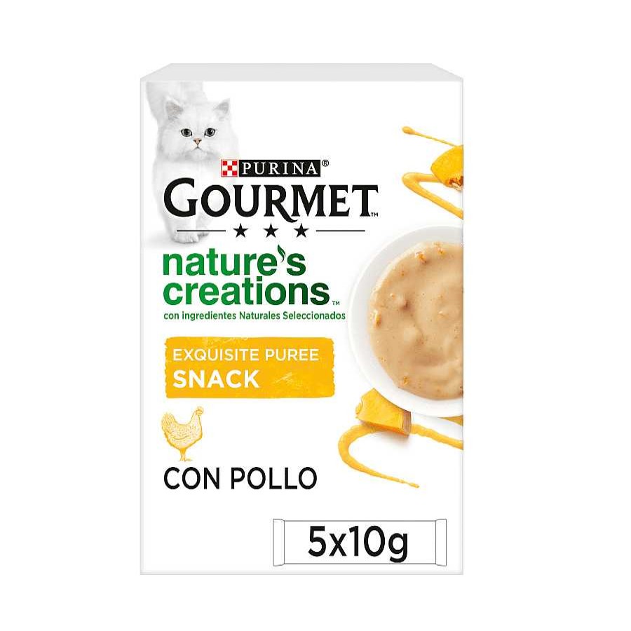 Gatos Gourmet Premios Y Entretenimiento | Gourmet Nature'S Creations Snack H Medo De Pollo Para Gatos