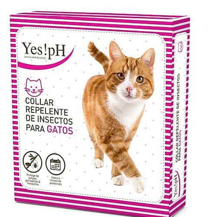 Gatos Yes!pH Collares Antipulgas | Yes!Ph Collar Repelente Para Gatos 60 Cm