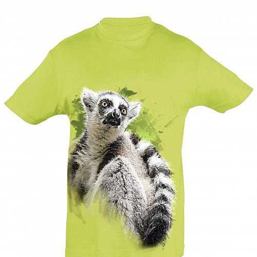 Otros Animales Ralf Nature Moda Y Complementos | Camiseta Ni O Lemur Color Verde