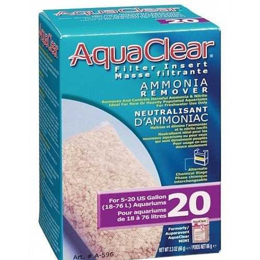 Otros Animales Aquaclear Repuestos Filtros Y Bombas | Eliminador De Amonio Aquaclear Zeolita 20