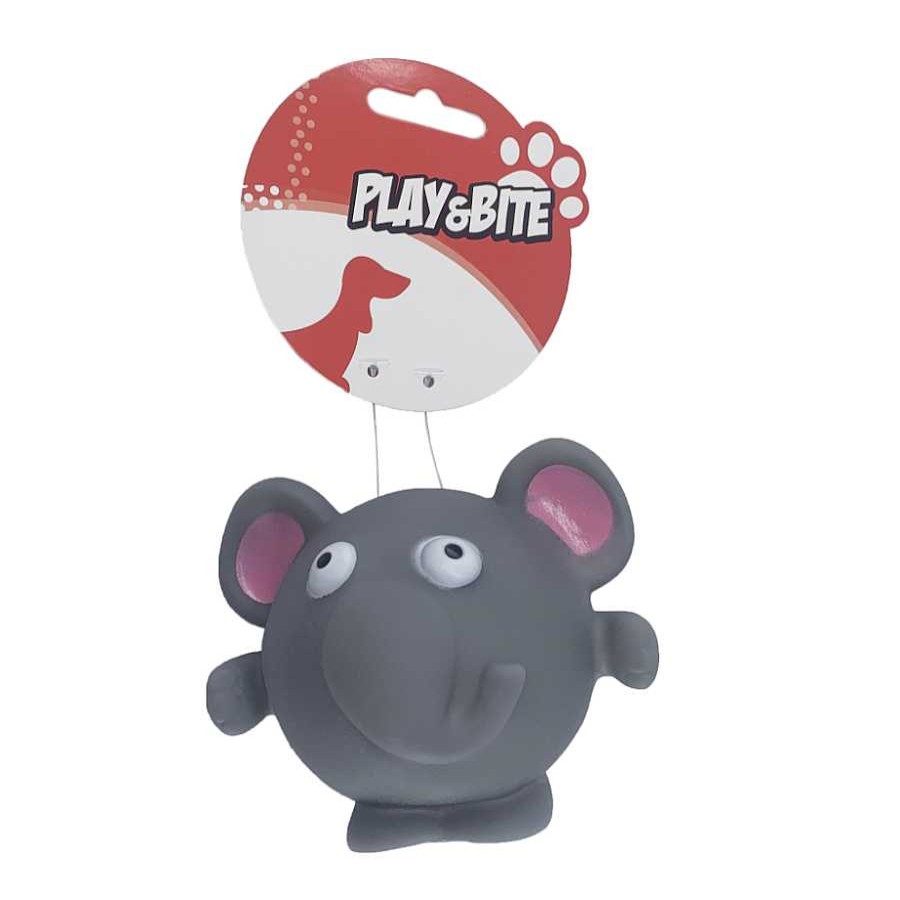 Perros Play & Bite Juguetes Para Perros | Play&Bite Elefante De Juguete Para Perros