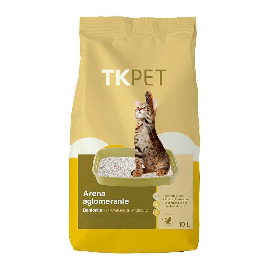 Gatos TK-Pet Arena Aglomerante | Tk-Pet Arena Aglomerante Bentonita Y Marsella Para Gatos