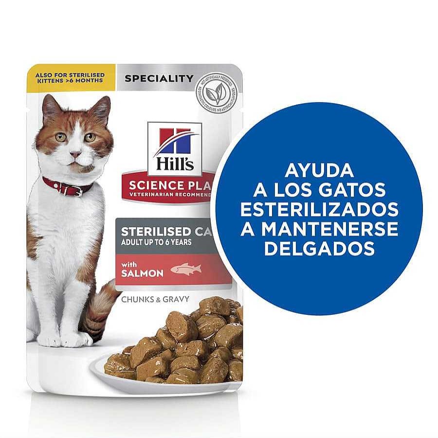 Gatos Hill's | Hill'S Science Plan Sterilized Young Adult Salm N Sobre Para Gatos