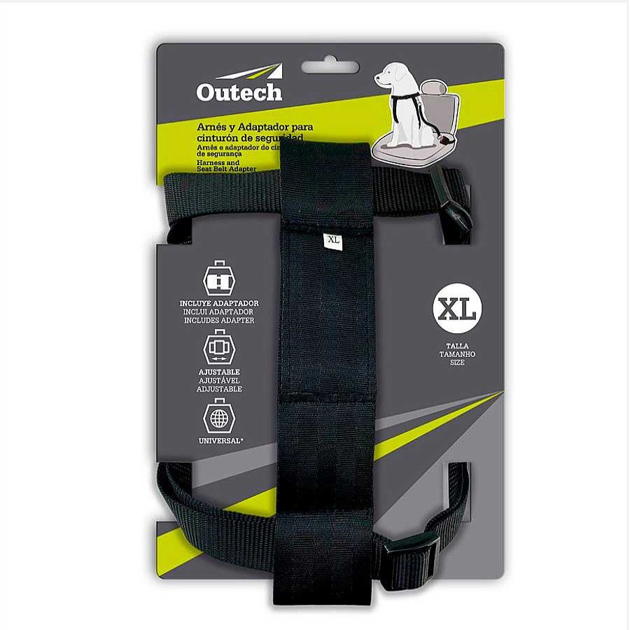 Perros Outech Accesorios Coche Y Viajes | Outech Arn S Y Adaptador De Cintur N De Seguridad Para Perros Peque Os