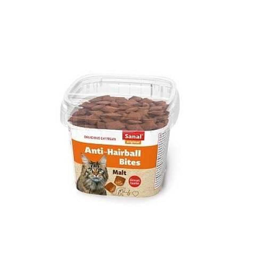 Perros Sanal Salud Dental | Sanal Bote Anti Hairball Snack Antibolas De Pelo Para Gatos