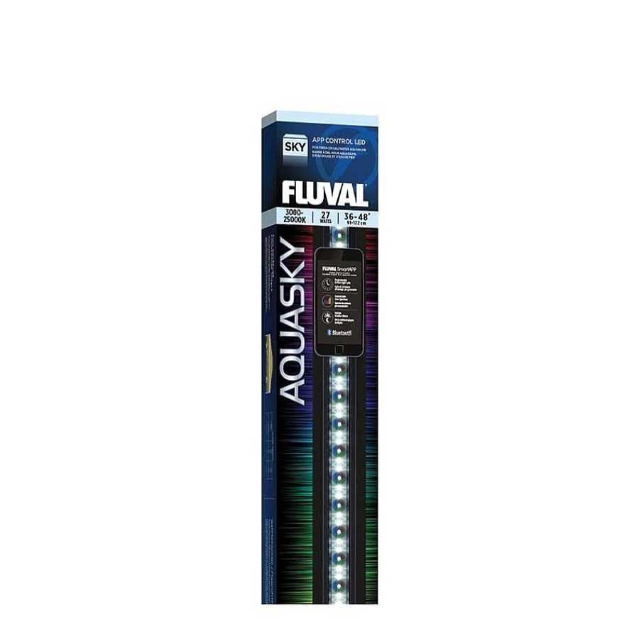 Otros Animales Fluval Iluminaci N | Fluval Aquasky Pantalla Led Color Negro