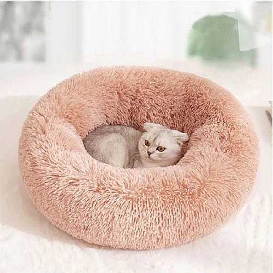 Gatos Mypetcare Camas Para Gatos | Cama De Felpa Para Mascotas Color Rosa