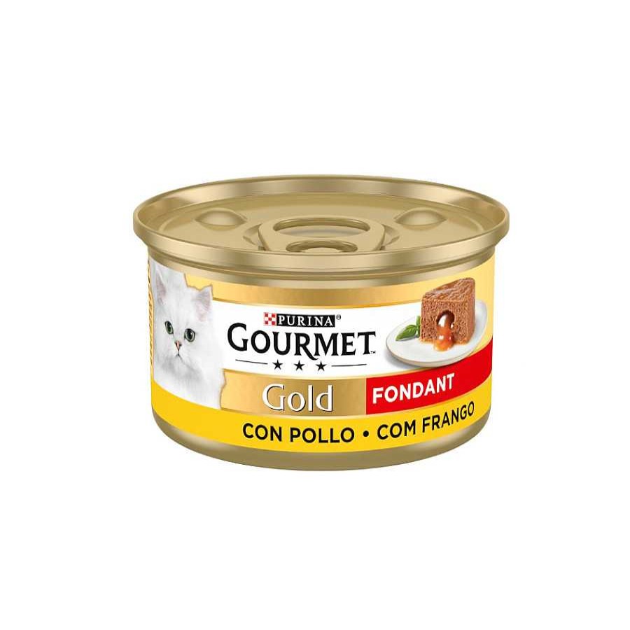 Gatos Gourmet | Gourmet Gold Fondant Pollo En Pat Lata Para Gatos