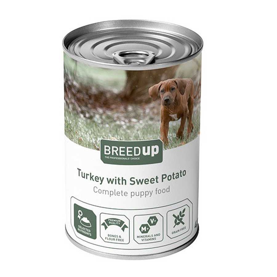 Perros Breed Up | Breep Up Puppy Pavo En Gelatina Lata Para Perros