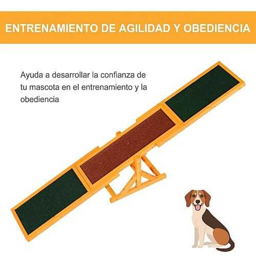 Perros PawHut Agility | Pawhut Balanc N Agility Superficie Antideslizante Multicolor Para Perros