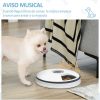 Gatos PawHut Comederos Y Bebederos | Pawhut Alimentador Autom Tico Led Digital 6 Cuencos