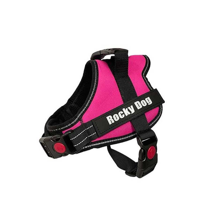 Perros Outech Collares Y Arneses | Outech Rocky Arn S Ergon Mico Rosa Para Perros