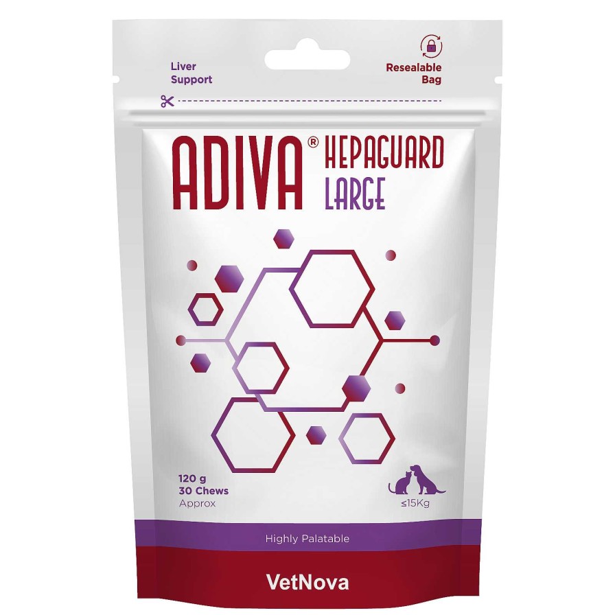 Perros VetNova Suplementos Nutrici N | Vetnova Adiva Hepaguard Large Suplemento Que Apoya La Funci N Hep Tica Para Perros