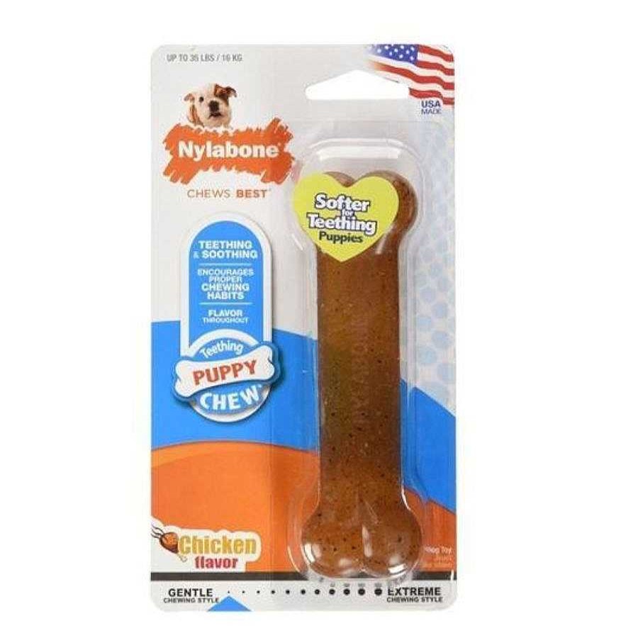 Perros Nylabone Juguetes Para Cachorros | Nylabone Puppy Chew Hueso Mordedor De Goma Para Perros