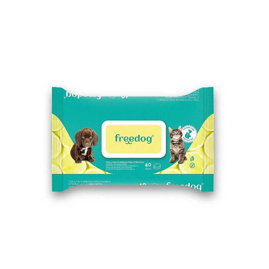 Gatos Freedog Productos Para El Pelo | Freedog Toallitas H Medas Con Citronela Para Perros Y Gatos