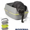 Gatos Moderna Productos De Higiene | Moderna Mp Arenero Bandeja Con Rejilla Lift To Sift Para Gatos