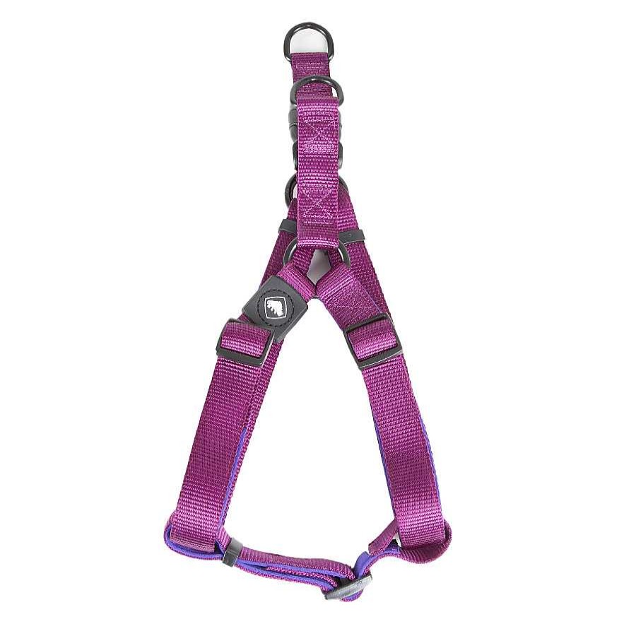 Perros TK-Pet Collares Y Arneses | Tk-Pet Neo Classic Arn S De Nylon Morado Para Perros