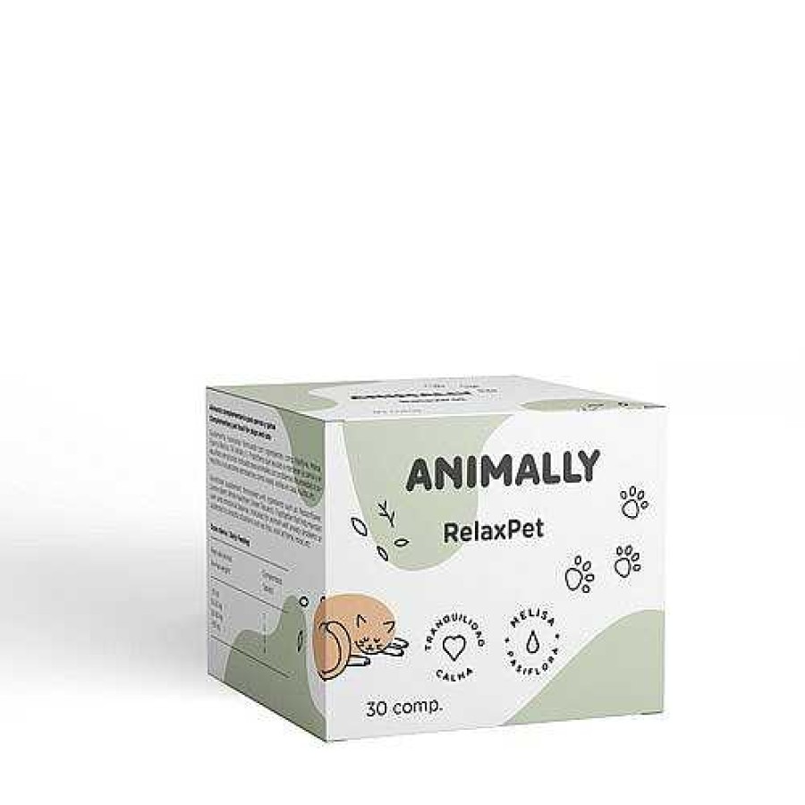 Gatos Animally Productos Para La Salud | Animally Complemento Alimenticion Relajante 30 Unds. Para Gatos