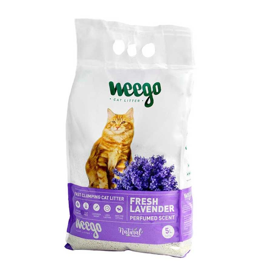 Gatos Weego Arena Aglomerante | Weego Fresh Lavender Arena Aglomerante Para Gatos