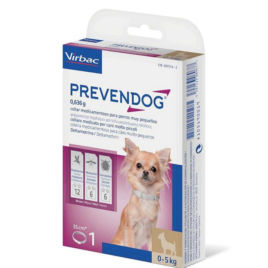 Perros Virbac Collares Antiparasitarios | Virbac Prevendog Collar Antiparasitario Para Perros Peque Os