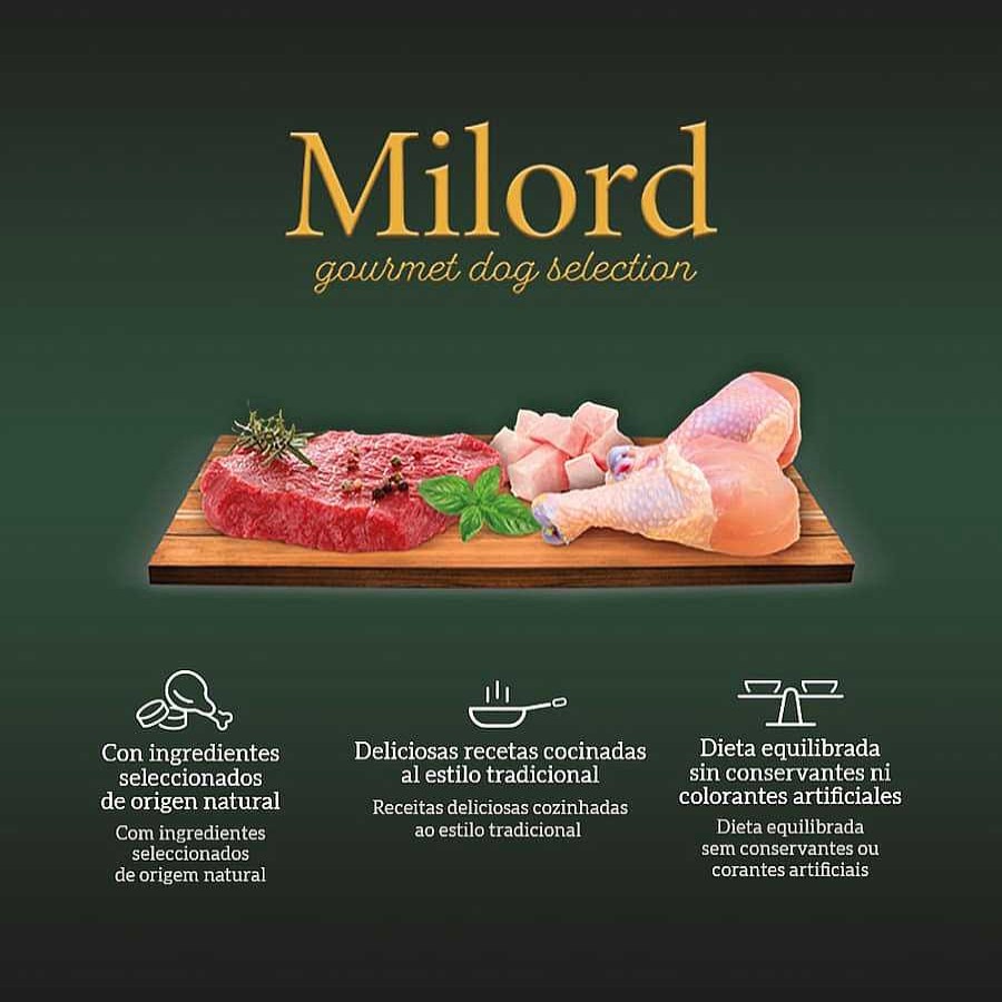 Perros Milord | Milord Senior Pollo Y Arroz En Pat Tarrina Para Perros