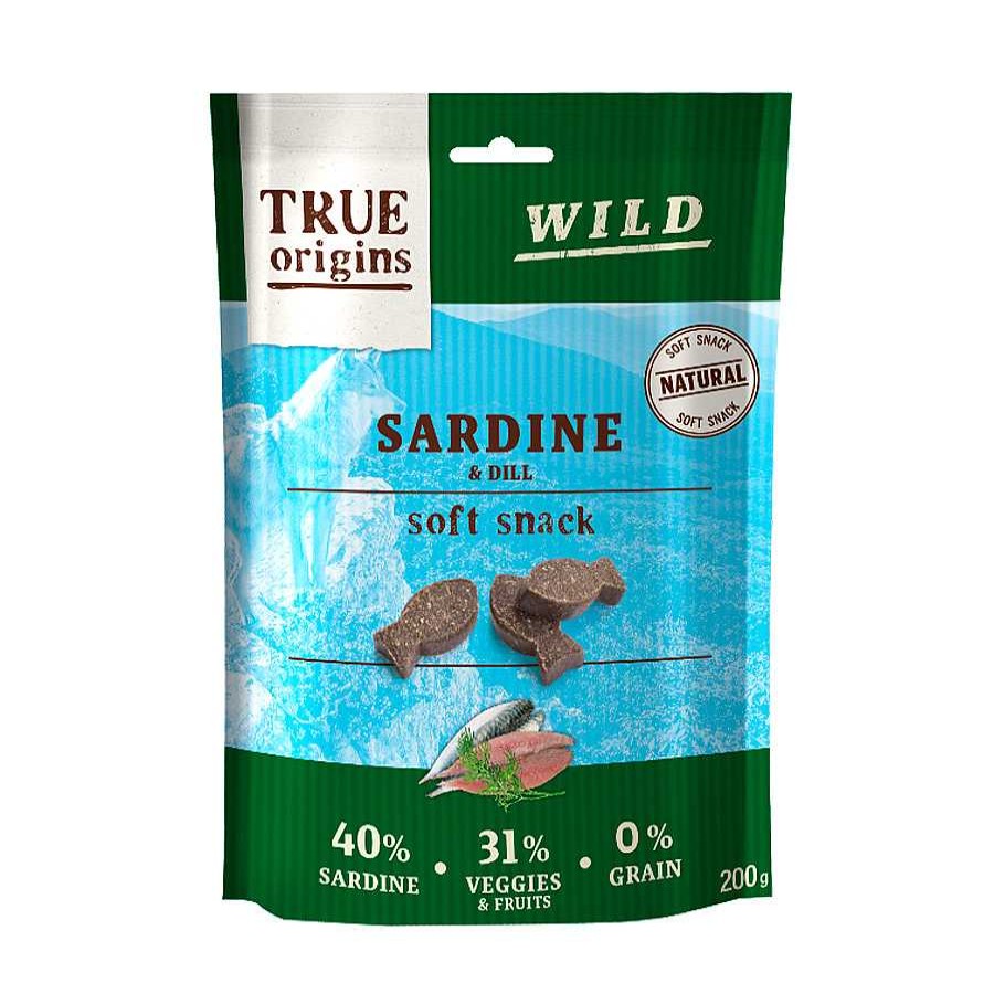 Perros True Origins Premios Y Galletas | True Origins Wild Bocaditos Sardina Y Eneldo Para Perros